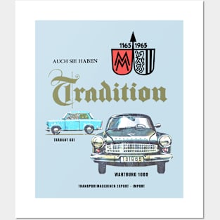 WARTBURG 1000 - TRABANT - advert Posters and Art